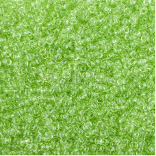 01254 10/0 чеський бісер Preciosa, 50 г, зелений, кристальний сольгель