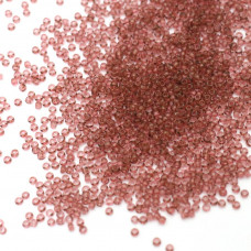 01694 10/0 чеський бісер Preciosa, 50 г, рожево-коричневий, кристальний сольгель