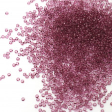 01695 10/0 чеський бісер Preciosa, 50 г, рожево-фіолетовий темний, кристальний сольгель