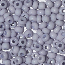 03121 10/0 чеський бісер Preciosa, 50 г, сіро-фіолетовий, непрозорий крейдяний сольгель