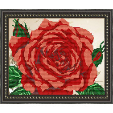 VKA4109 Троянда. ArtSolo. Схема на тканині для вишивання бісером
