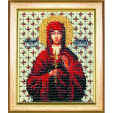 Б-1016 Ікона Св. мучениця Валентина. Чарівна Мить. Набір для вишивання бісером