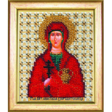 Б-1069 Ікона святої мучениці Анастасії узорішительниці. Чарівна Мить. Набір для вишивання бісером