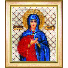 Б-1072 Ікона святої мучениці Раїси. Чарівна Мить. Набір для вишивання бісером. АКЦІЯ(Знятий з виробництва)
