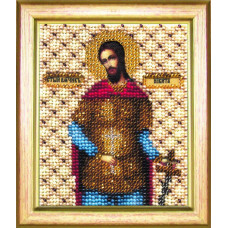 Б-1094 Ікона святого великомученика Микити. Чарівна Мить. Набір для вишивання бісером. АКЦІЯ(Знятий з виробництва)