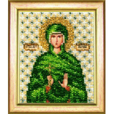 Б-1134 Ікона святої мучениці Марини. Чарівна Мить. Набір для вишивання бісером. АКЦІЯ(Знятий з виробництва)