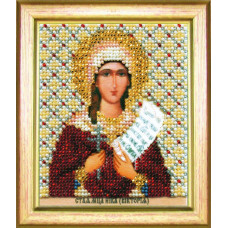 Б-1136 Ікона святої мучениці Ніки (Вікторії). Чарівна Мить. Набір для вишивання бісером(Б-1136)