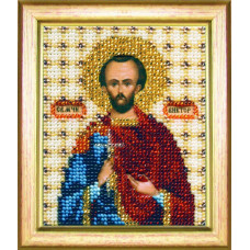 Б-1137 Ікона святого мученика Віктора. Чарівна Мить. Набір для вишивання бісером. АКЦІЯ(Знятий з виробництва)