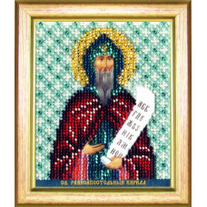 Б-1151 Ікона святого рівноапостольного Кирила. Чарівна Мить. Набір для вишивання бісером. АКЦІЯ(Знятий з виробництва)