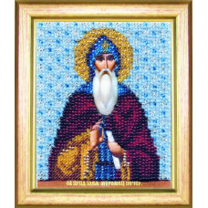 Б-1158 Ікона святого преподобного Іллі Муромця-Печерського. Чарівна Мить. Набір для вишивання бісером. АКЦІЯ(Знятий з виробництва)