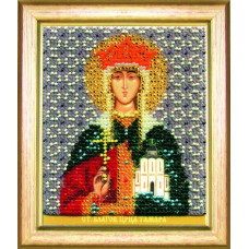 Б-1181 Ікона святої благовірної цариці Тамари. Чарівна Мить. Набір для вишивання бісером. АКЦІЯ(Знятий з виробництва)