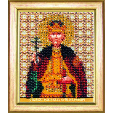 Б-1184 Ікона святого благовірного великого князя Георгія (Юрія) Всеволодовича Володимирського. Чарівна