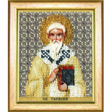 Б-1193 Ікона святого Тарасія єпископа Константинопольського. Чарівна Мить. Набір для вишивання бісером. АКЦІЯ(Знятий з виробництва)