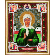 Б-1012 Ікона Святої Блаженної Матрони Московської. Чарівна Мить. Набір для вишивання бісером