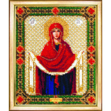 Б-1128 Ікона Покрова Пресвятої Богородиці. Чарівна Мить. Набір для вишивання бісером