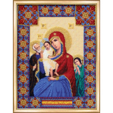 Б-1132 Ікона Божої Матері Трьох радостей. Чарівна Мить. Набір для вишивання бісером. АКЦІЯ(Знятий з виробництва)