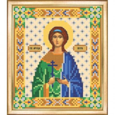 СБИ-034 Ікона Святої мученницы Віри. Чарівна Мить. Схема на тканині для вишивання бісером