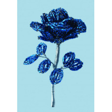 БП-2 Синя троянда. Чарівна Мить. Набір для бісероплетіння. АКЦІЯ(Знятий з виробництва)