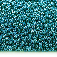 18365 10/0 чеський бісер Preciosa, 50 г, блакитний, кристальний металік