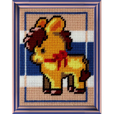 X2226 Пони. Bambini. Набор для вышивания нитками на канве с нанесенным рисунком