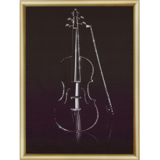 КС-137 Чарівна скрипка. Чарівна мить. Набір для виготовлення картини зі стразами