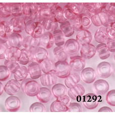 01292 10/0 чеський бісер Preciosa, 50 г, рожевий, кристальний сольгель