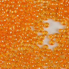 96000 10/0 чеський бісер Preciosa, 50 г, помаранчевий, прозорий глазурований