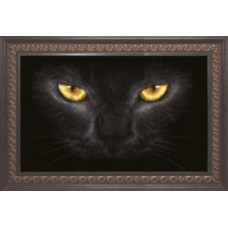 СБ-159 Чорна кішка. Чарівна Мить. Схема на тканині для вишивання бісером