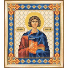 СБИ-055 Ікона св. мученик Валерій. Чарівна Мить. Схема на тканині для вишивання бісером