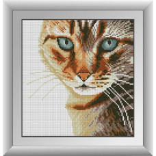 30574 Бенгальський кіт. Dream Art. Набір алмазної мозаїки (квадратні, повна)