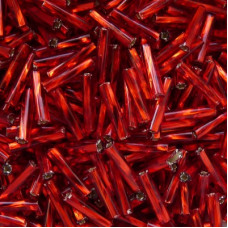 97070 бисер-стеклярус  Preciosa (Чехия) 50 грамм (Красный)