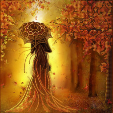ТА-075 Девушка Осень. Тэла Артис. Схема для вышивания бисером