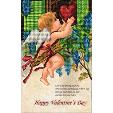 10115 День Св.Валентина 1. Краса і творчість. Схема на тканині для вишивання бісером