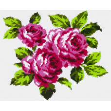 K302 Букет троянд (20х30 см). Confetti. Водорозчинний флізелін з малюнком