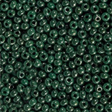 58240 10/0 чеський бісер Preciosa, 50 г, зелений темний, непрозорий глазурований
