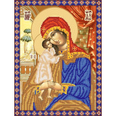 РИП-3-021 Ікона Божої Матері. Стягнення загиблих. Марічка. Схема на тканині для вишивання бісером