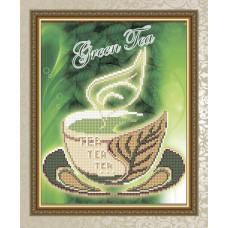 VKA4044 Зелений чай. ArtSolo. Схема на тканині для вишивання бісером