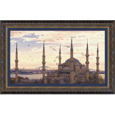 ВТ-516 Мечеть Султанахмет. 47.5x27 см. Crystal Art. Набір для вишивки хрестиком на Aida 14