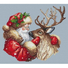 4613 Classic Design Набір для вишивки рахунковим хрестиком - Партнери 26х23 см, Aida 14 ct