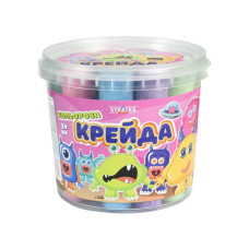 50138 Strateg Крейда Велика кругла різнокольорова, 16 шт (Стратег) 50138 Strateg Крейда Велика кругла різнокольорова, 16 шт (Стратег)