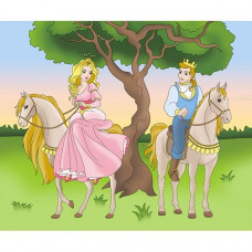 7143/2 Принц и принцесса. Ideyka. Роспись картины красками (Идейка)