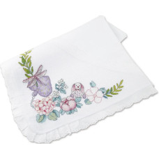 733-18/09 Чарівна мить Заготовка для вишивки хрестиком - Крижма для хрещення, 0.94x0.75 см