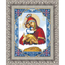 325 Ікона Пресвятої Богородиці Почаївської. Чарівна Мить. Набір для вишивання нитками