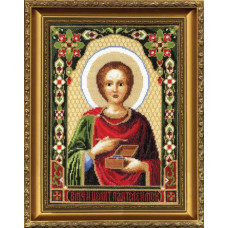 336 Ікона Великомученика Пантелеймона. Чарівна Мить. Набір для вишивання нитками