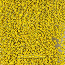 83520 10/0 чеський бісер Preciosa, 50 г, зелені смуги на жовтому, непрозорий полосатий