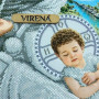 А2Р_106 Virena Заготовка для вишивки бісером - Святе сімейство в сріблі 58x41 см, габардин