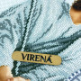 А2Р_108 Virena Заготовка для вишивки бісером - Святе сімейство в сріблі 58x41 см, габардин