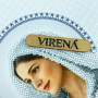 А2Р_108 Virena Заготовка для вишивки бісером - Святе сімейство в сріблі 58x41 см, габардин