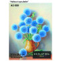 A3 009 Небесні кульбаби. Кольорова. Схема на тканині для вишивання бісером