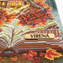 А3Н_569 Virena Заготовка для вишивки бісером - Осінь - книжка і будиночок 27х36,5 см (схема на габардині)